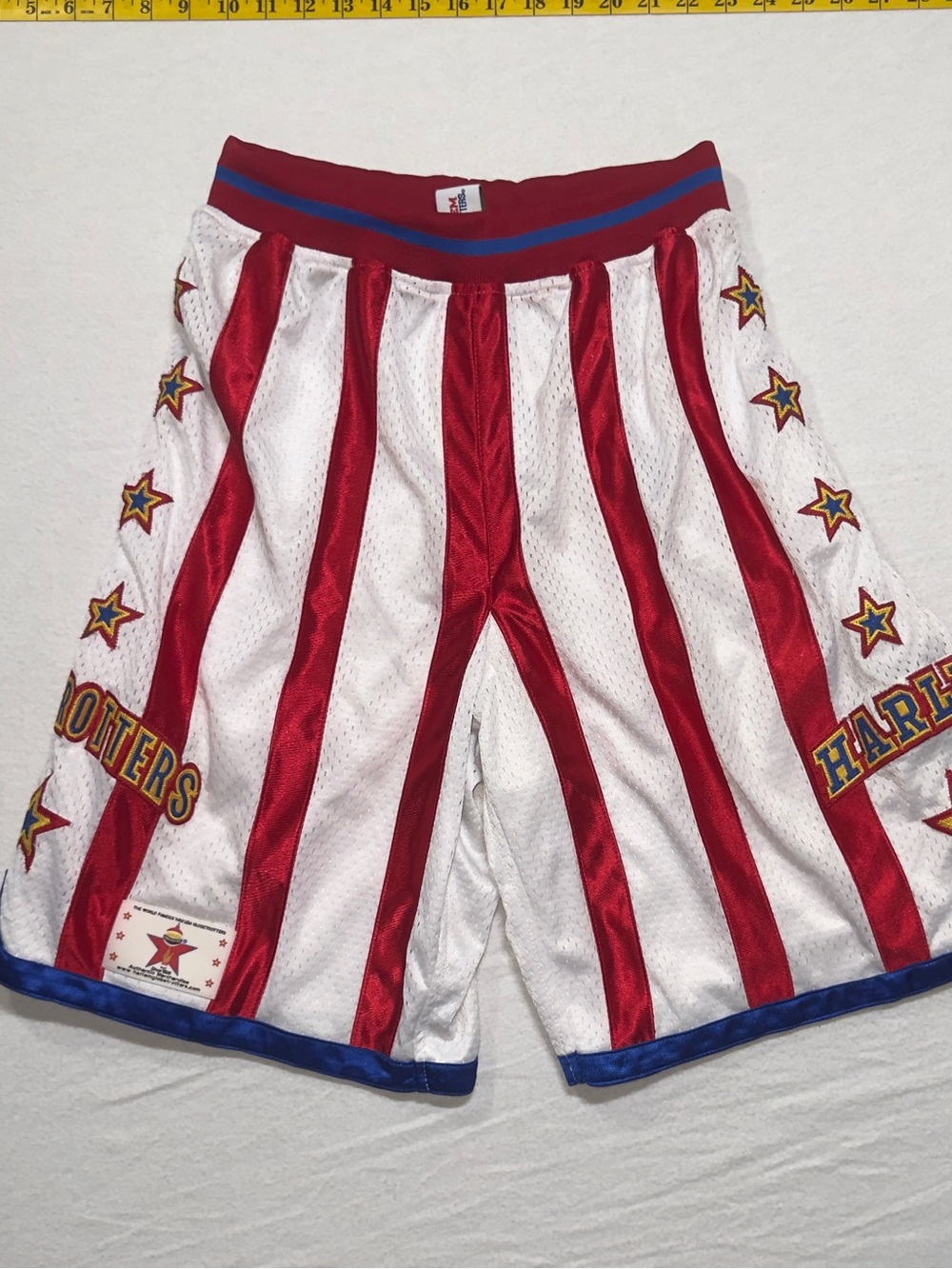 Genuine Harlem globetrotter game day basketball shorts